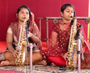 M’lore: Saxophonist Sisters Deeksha & Dikshita Kudupu Present Concert at Kadri Temple